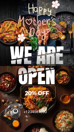 we are open