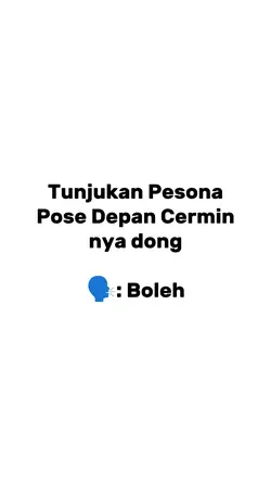 pose depan cermin