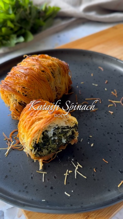 Rouleau d'épinards Kataifi