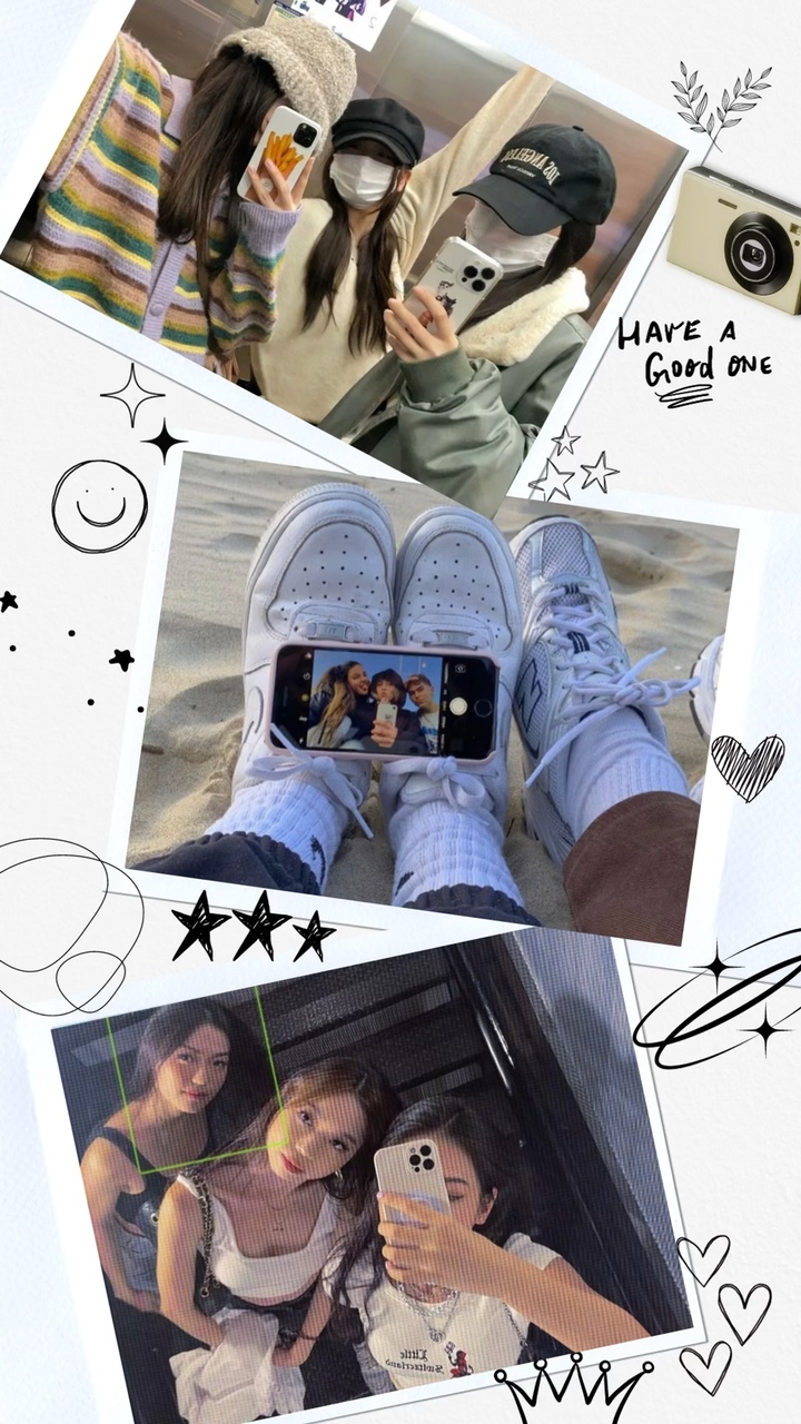 Moldura de 3 Fotos