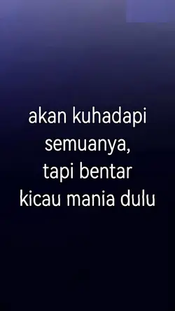 akan kuhadpi semuany