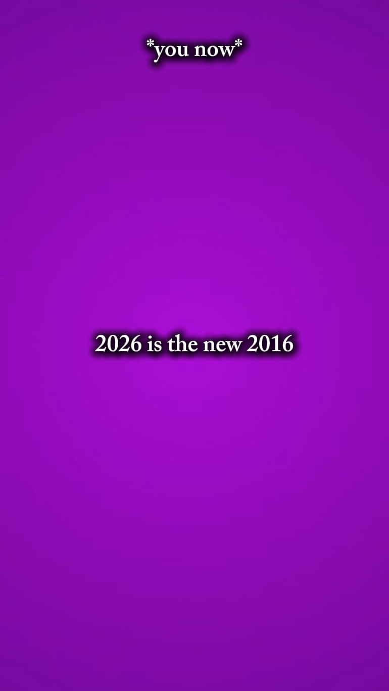 2026 is the new 2016