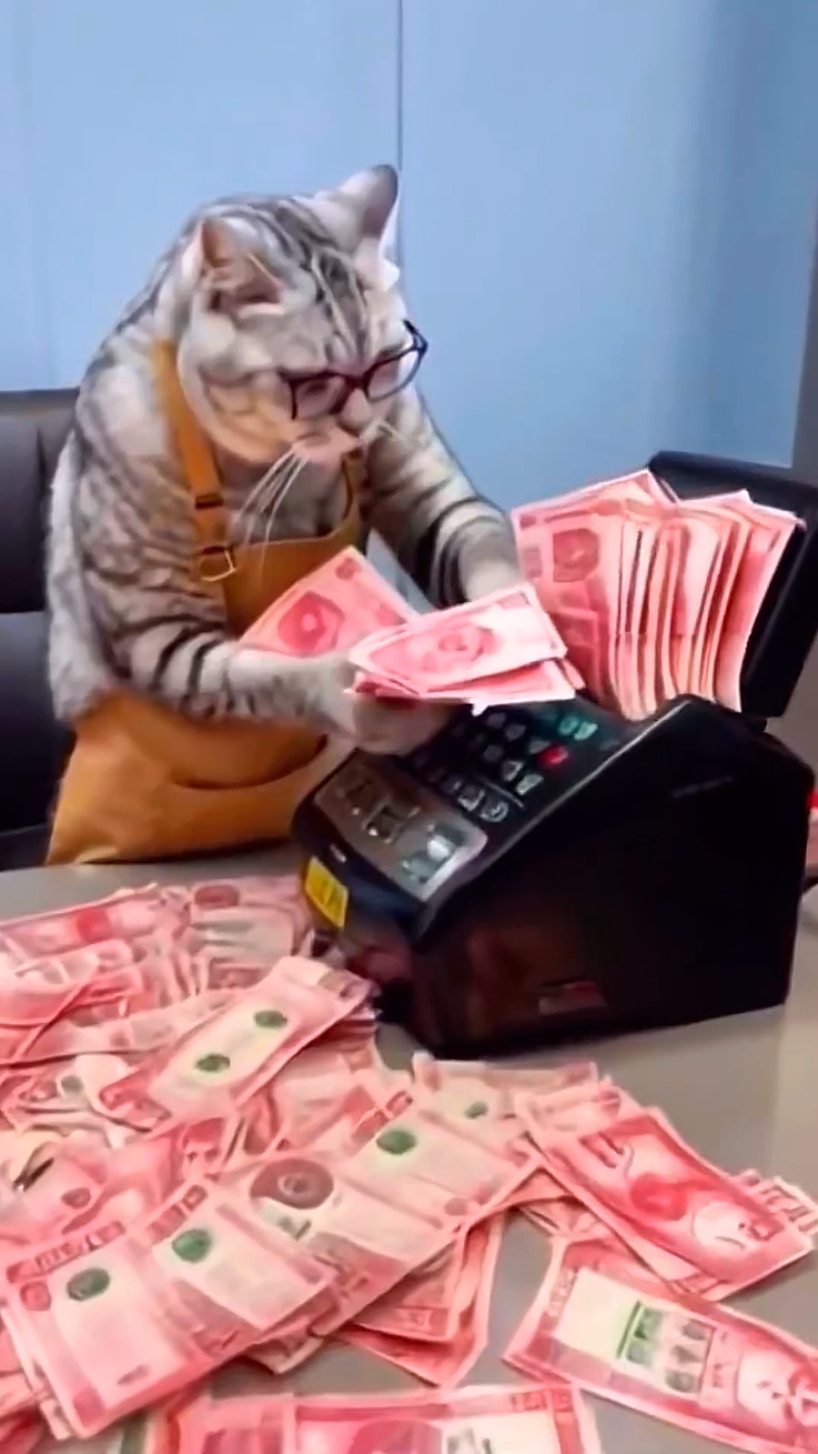 Cat funny Ai video 