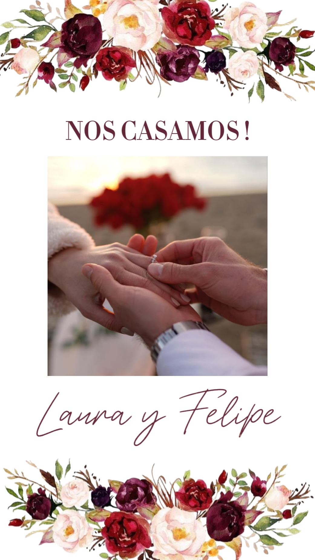 Invitación de boda