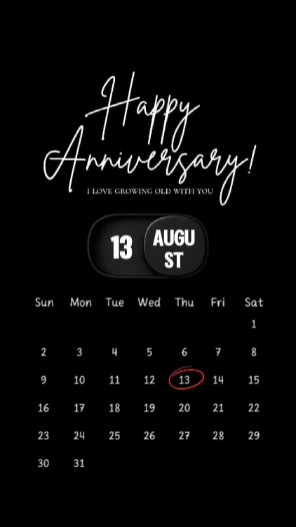 ANNIV 13 AUGUST