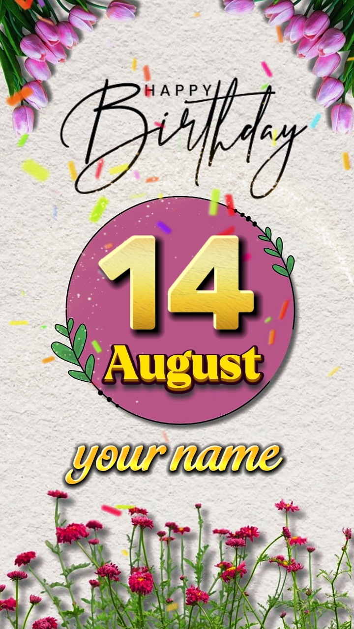 HBD 14 August 2026