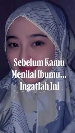 SEBELUM NILAI IBUMU