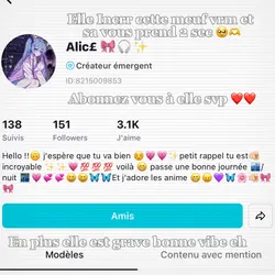 Abonnez vous à elle❤️