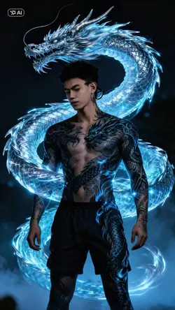 Hình xăm rồng AI