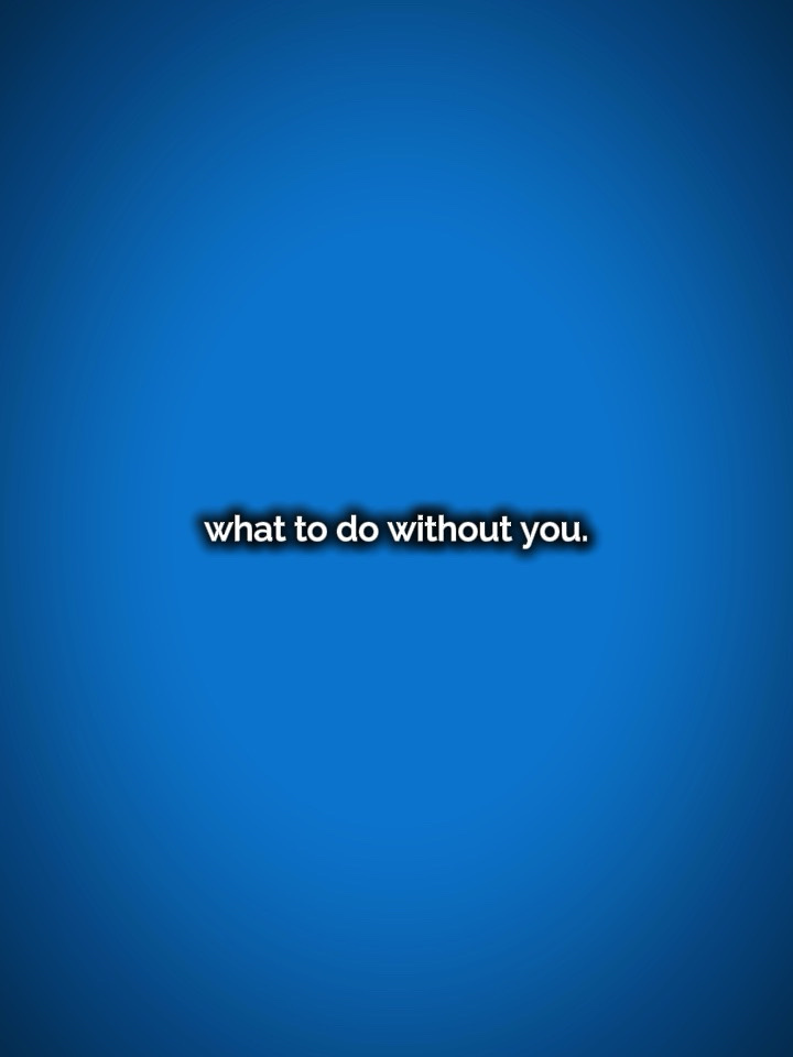 What to do without u