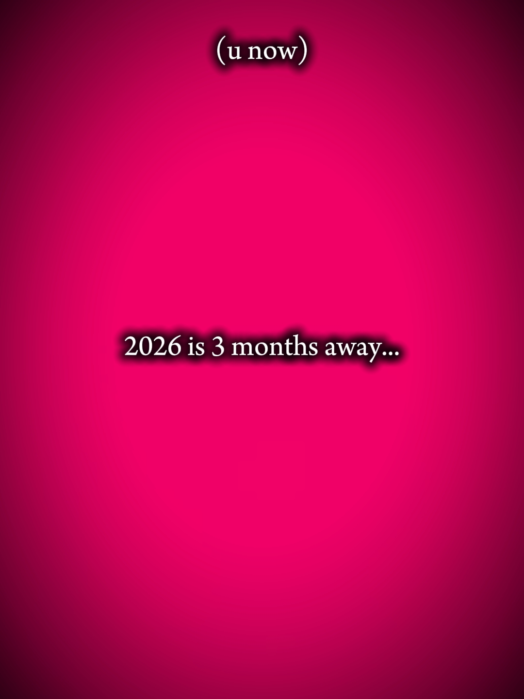 2026 ist noch 3 Monate entfernt