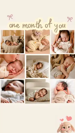 Baby 1 Month of you 