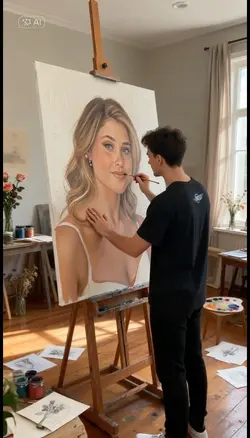 Painting couple AI