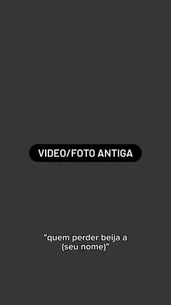 QUEM PERDER BEIJA...
