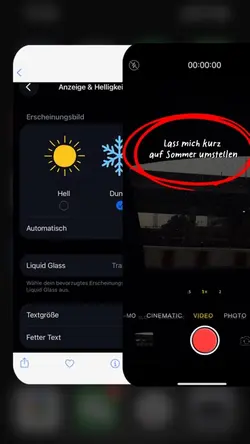 Auf Sommer stellen