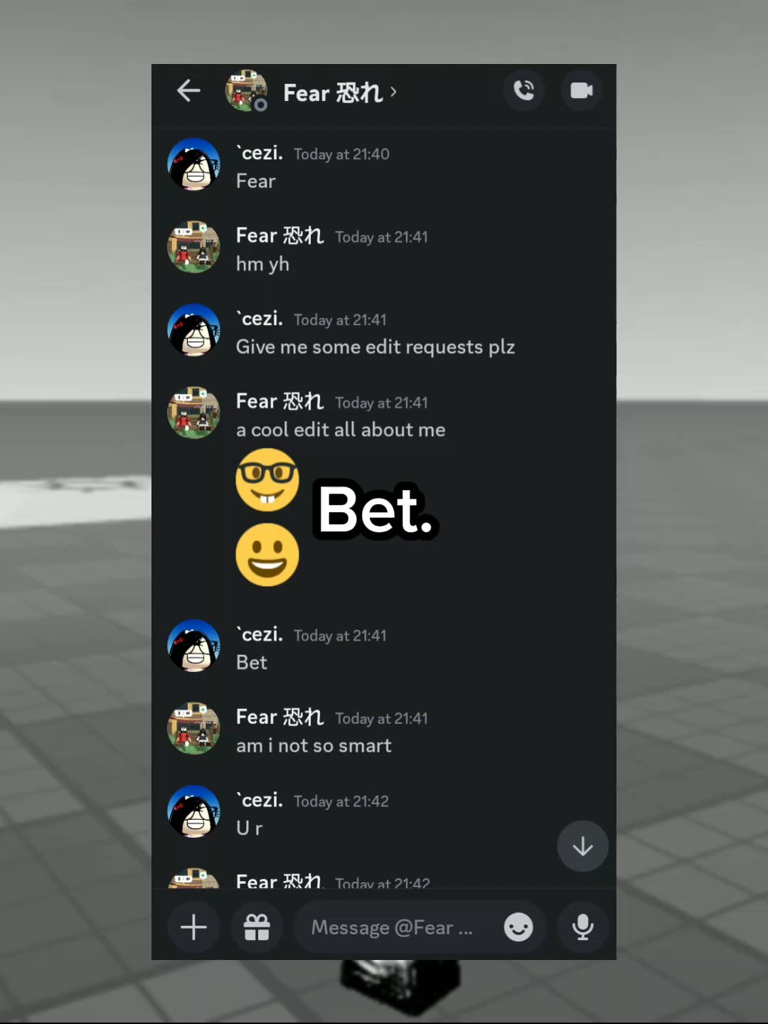 Edit 4 fear :0