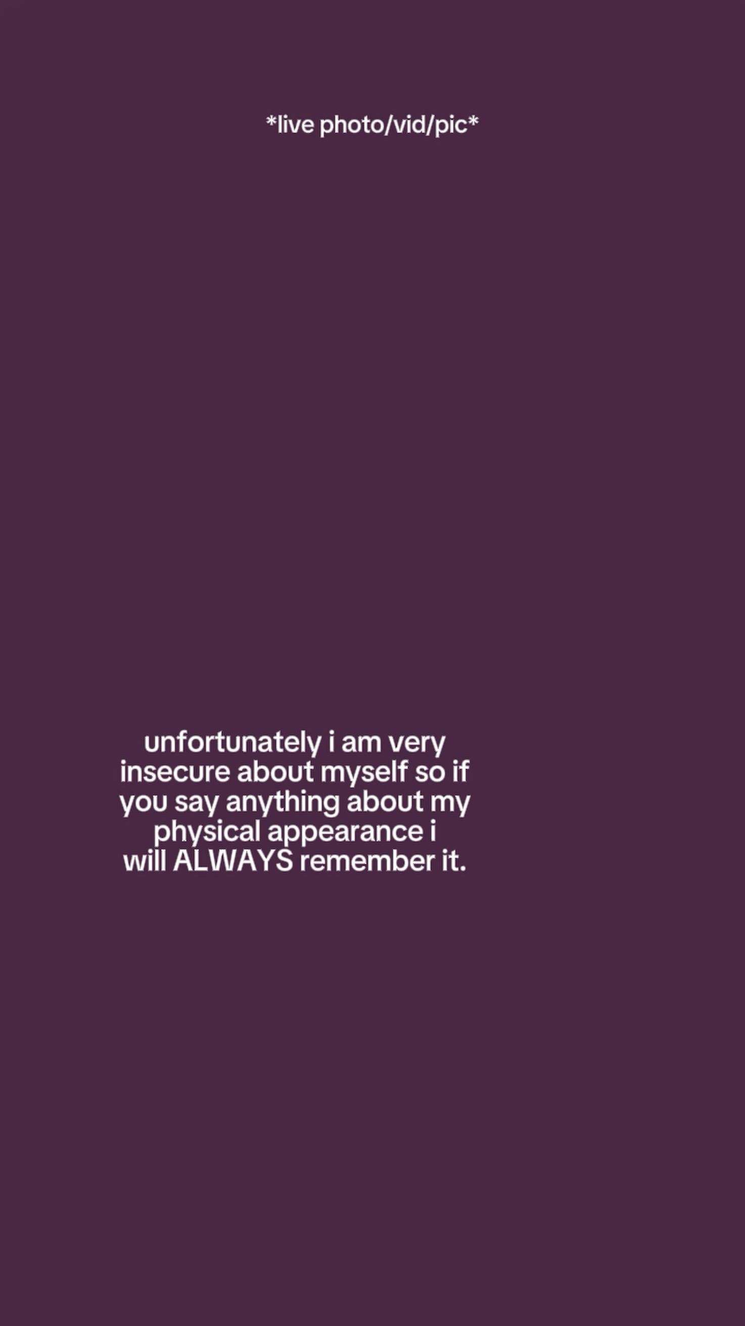 Iamveryinsecureabout