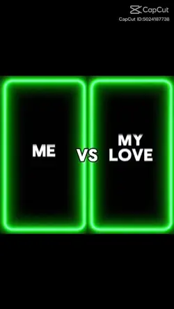 Me vs my love