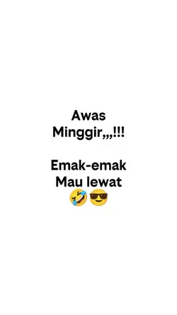 emak2 mau lewat