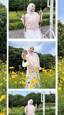 foto berjalan cantik