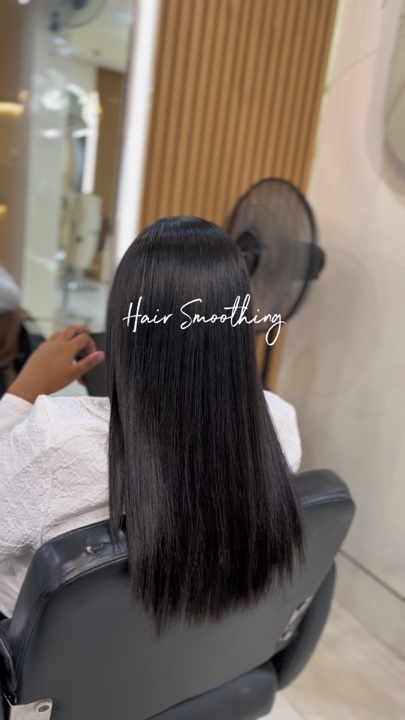 menghaluskan rambut