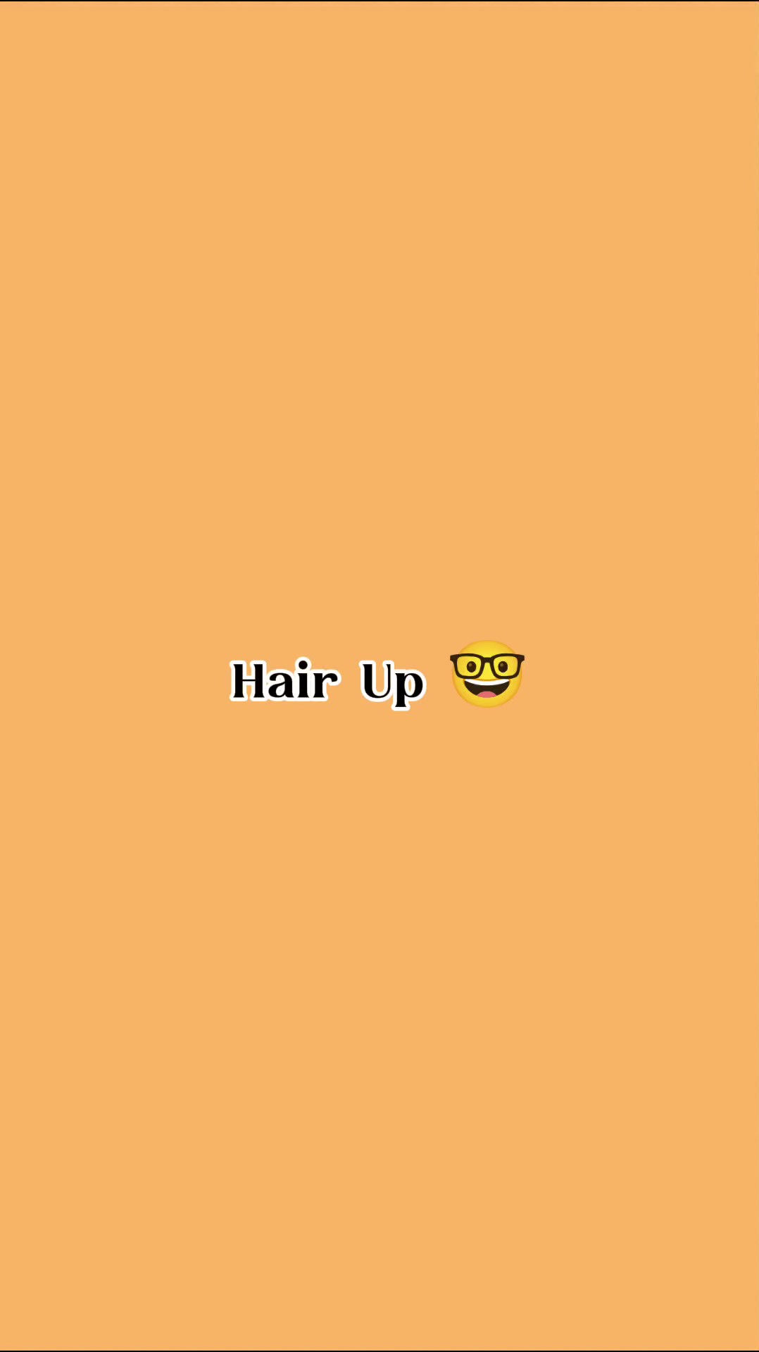 cheveux relevés