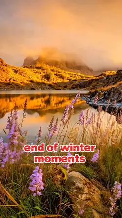 end of winter moment