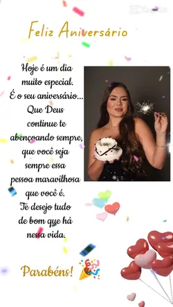 feliz aniversário 