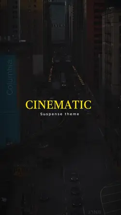 Cinematic suspense 