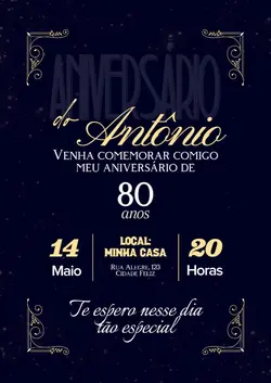 80 anos convite fest