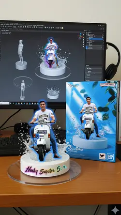 Miniatur 3 D viral