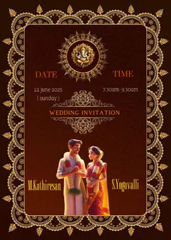 Wedding invitation 