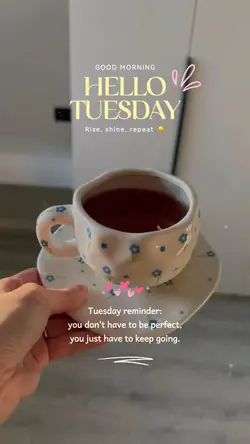 Hello Tuesday 🤍