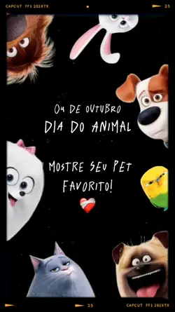 dia do animal 