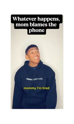 Mom blame the phone