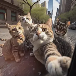 kucing selfie