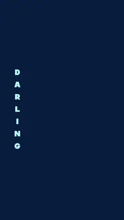darling darling ..