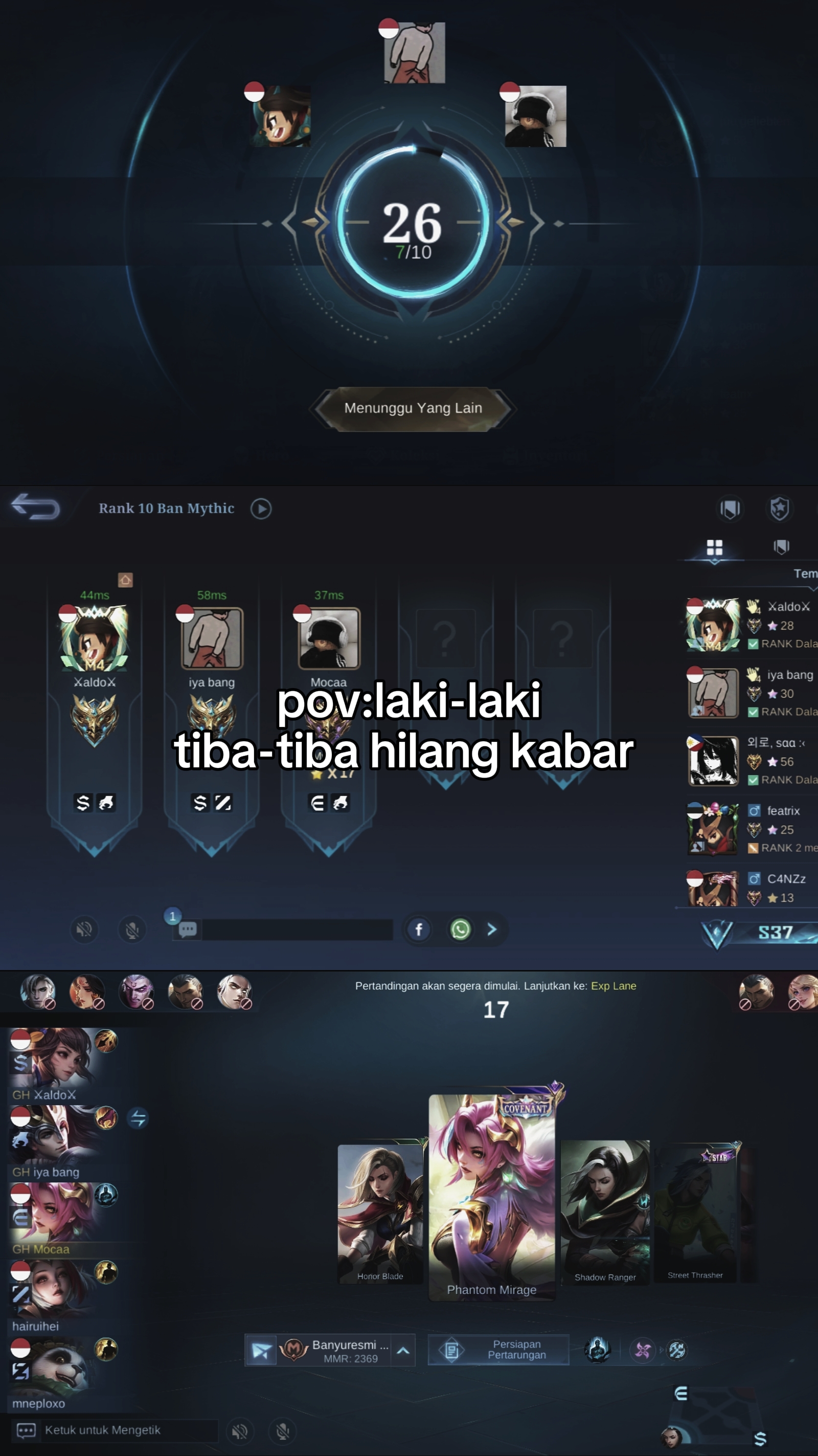 laki "hilang kabar 