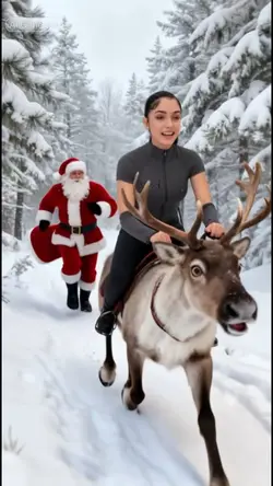 Santa Claus chase 