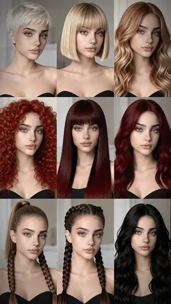  9 Frisuren
