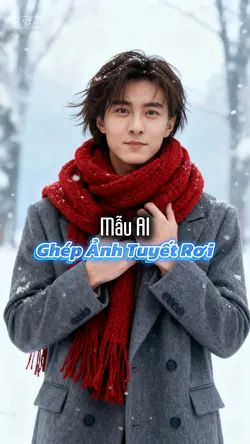 AI Ghép ảnh tuyết