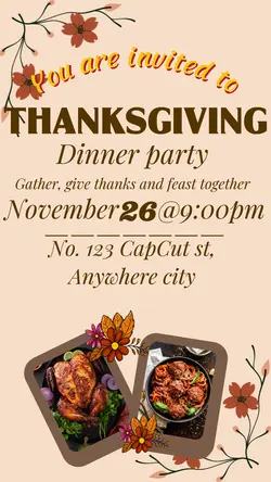 Thanksgiving invite