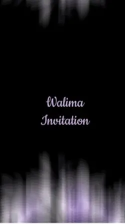 Walima Invitation 