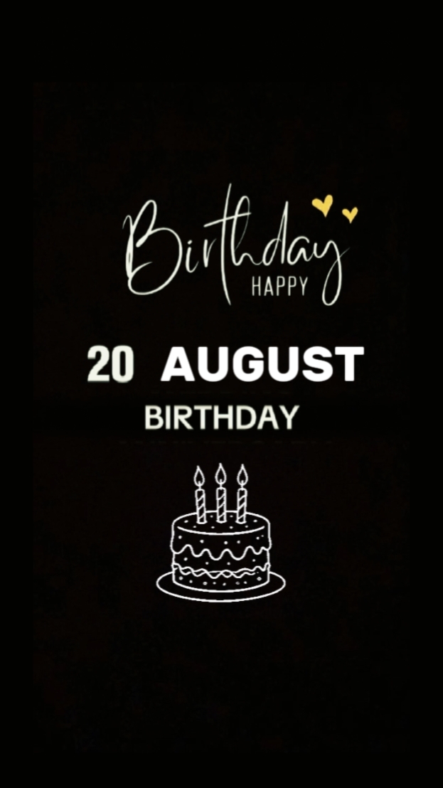CUMPLEAÑOS 20 DE AGOSTO DE 2026