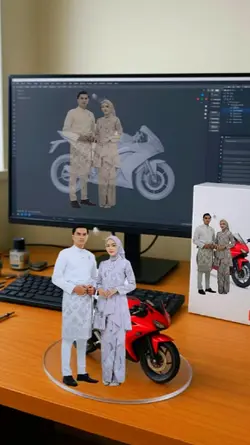 ganti poto miniatur
