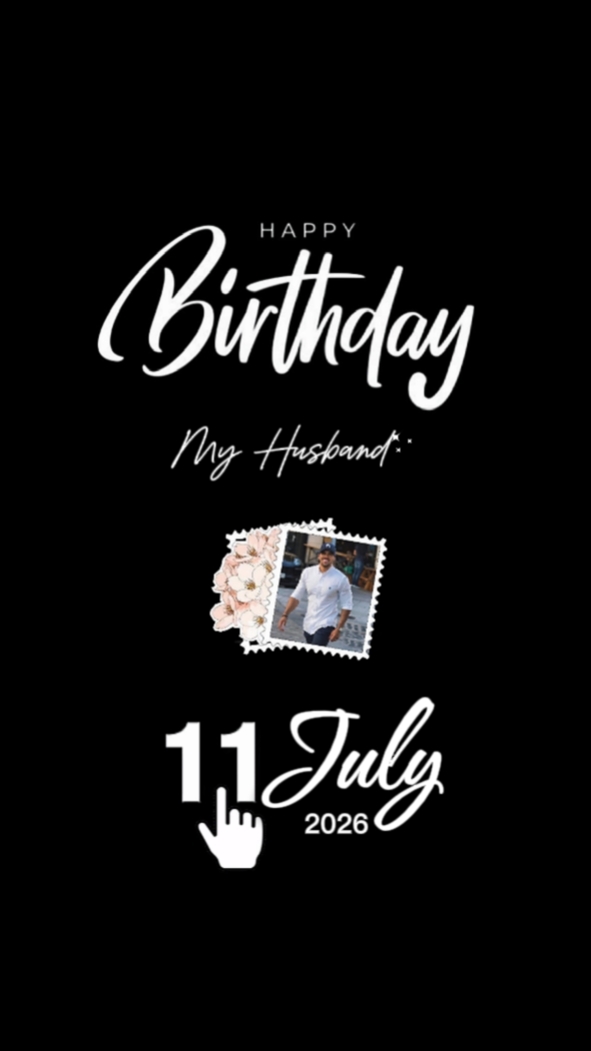 BIRTHDAY MY HUSBAND