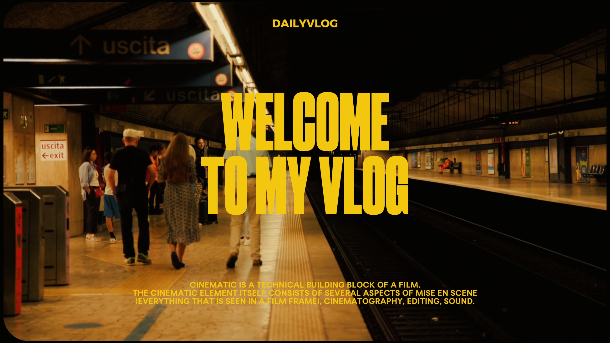 welcome to my vlog