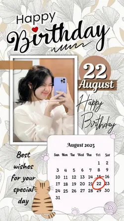 HBD 22 AUGUST 2025