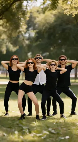 Family dance AI 