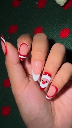 Nail merry christmas